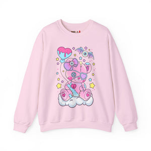 Doughnut Heart Teddy Bear Sweatshirt