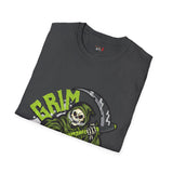 Grim Reefer Funny Weed T Shirt, Cannabis Graphic Tee, 420 Stoner Shirt