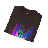 Dino Abduction Alien T Shirt for Men/Women, Funny UFO Shirt, Sci Fi Graphic Tee
