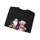 Black Santa 9 Unisex Heavy Blend™ Crewneck Sweatshirt