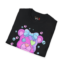 Load image into Gallery viewer, Purple Pink Teddy Bear T-shirt
