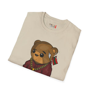 Drippy Bear Unisex Softstyle T-Shirt