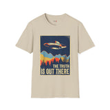 The Truth Is Out There Vintage Alien T Shirt, Retro UFO Graphic Tee, Space Streetwear Shirt