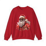 Black Santa 2 Unisex Heavy Blend™ Crewneck Sweatshirt