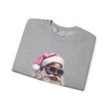 Black Santa 6 Unisex Heavy Blend™ Crewneck Sweatshirt
