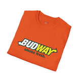 Budway Smoke Fresh Funny Weed T Shirt, Cannabis Graphic Tee, 420 Stoner Shirt