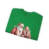 Black Santa 15 Unisex Heavy Blend™ Crewneck Sweatshirt