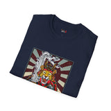 TIger Samurai Warrior Japanese Samurai T Shirt, Asian Graphic Tee, Bushido Warrior Shirt