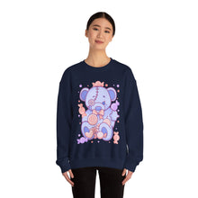 Load image into Gallery viewer, Pastel Baby Blue Teddy Bear Sweatshirt
