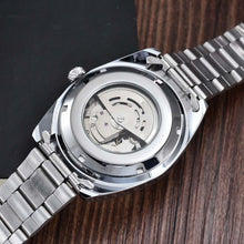 Load image into Gallery viewer, Relogio Masculino Men Tourbillon Watches Stainless Steel Band Automatic Mechanical Wristwatches Moon Phase Small Seconds Watch
