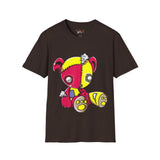 Red & Yellow Teddy Bear Unisex Softstyle T-Shirt