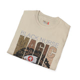 Black Nurse Magic Unisex Softstyle T-Shirt