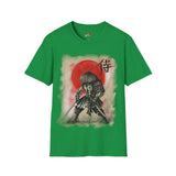 Red Moon Samurai Unisex Softstyle T-Shirt