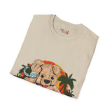 DJ Teddy Bear Unisex Softstyle T-Shirt