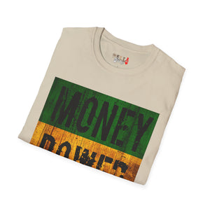 Money Power Respect Unisex Softstyle T-Shirt