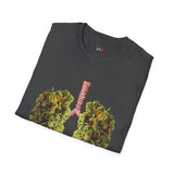 Weed Lungs Funny Weed T Shirt, Cannabis Graphic Tee, 420 Stoner Shirt