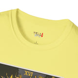 The Tower XVI Tarot Card T Shirt, Mystic Graphic Tee, Spiritual Shirt