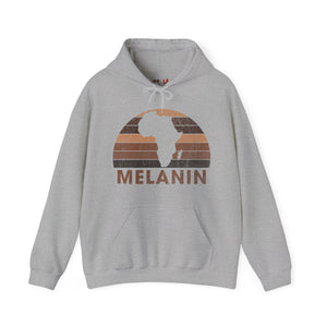 Melanin Half Circle Heavy Blend Unisex Hoodie