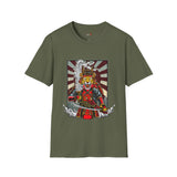 TIger Samurai Warrior Japanese Samurai T Shirt, Asian Graphic Tee, Bushido Warrior Shirt
