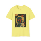 77 Bounty Hunter Blaster Retro Space T Shirt, Vintage Sci Fi Graphic Tee, Galaxy Shirt