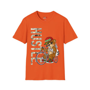 Hustle Bear Unisex Softstyle T-Shirt