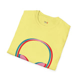 Neon Glitch Alien T Shirt for Men/Women, Funny UFO Shirt, Sci Fi Graphic Tee