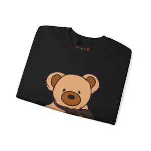 Brown Scarf Teddy Bear Sweatshirt