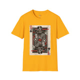 Vader Spades Card Retro Space T Shirt, Vintage Sci Fi Graphic Tee, Galaxy Shirt
