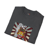 TIger Samurai Warrior Japanese Samurai T Shirt, Asian Graphic Tee, Bushido Warrior Shirt