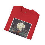 The Moon XVIII Tarot Card T Shirt, Mystic Graphic Tee, Spiritual Shirt