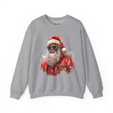 Black Santa 2 Unisex Heavy Blend™ Crewneck Sweatshirt