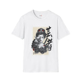 Warrior Fem Japanese Samurai T Shirt, Asian Graphic Tee, Bushido Warrior Shirt