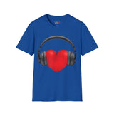 Heart Music Unisex Softstyle T-Shirt