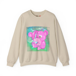 Purple Teddy Bear Sweatshirt