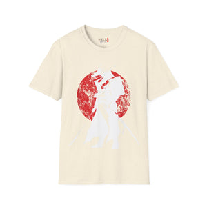 Red Moon Samurai Unisex Softstyle T-Shirt