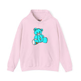 Missing Button Eye Teddy Bear Hoodie