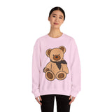 Brown Scarf Teddy Bear Sweatshirt