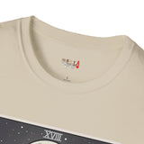 The Moon XVIII Tarot Card T Shirt, Mystic Graphic Tee, Spiritual Shirt