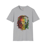 Smoking Rasta Lion Funny Weed T Shirt, Cannabis Graphic Tee, 420 Stoner Shirt