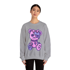 Button Eye Teddy Bear Sweatshirt