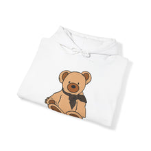 Load image into Gallery viewer, Brown Scarf Teddy Bear Hoodie
