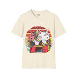 Bandaged Samurai Cat Unisex Softstyle T-Shirt