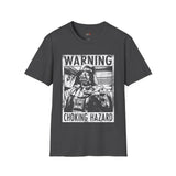 Warning Choking Hazard Retro Space T Shirt, Vintage Sci Fi Graphic Tee, Galaxy Shirt
