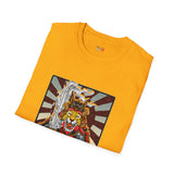 TIger Samurai Warrior Japanese Samurai T Shirt, Asian Graphic Tee, Bushido Warrior Shirt