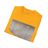 Cat Invasion Selfie Alien T Shirt for Men/Women, Funny UFO Shirt, Sci Fi Graphic Tee