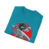 Afro Samurai Queen Japanese Samurai T Shirt, Asian Graphic Tee, Bushido Warrior Shirt