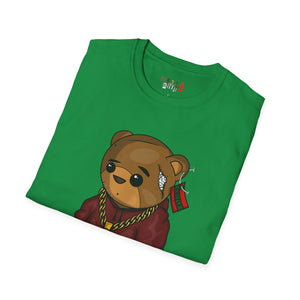 Drippy Bear Unisex Softstyle T-Shirt