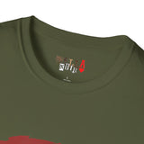 Bandaged Samurai Cat Unisex Softstyle T-Shirt