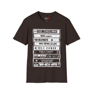 Mix Tape Stack Unisex Softstyle T-Shirt