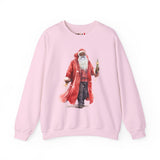 Black Santa 48 Unisex Heavy Blend™ Crewneck Sweatshirt
